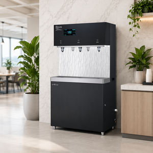 Distributeur d'eau chaude et froide commercial en acier inoxydable grande capacité <span class=keywords><strong>à</strong></span> <span class=keywords><strong>5</strong></span> sorties avec affichage intelligent de la température - Product Image 4