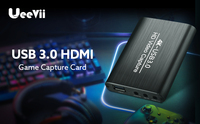 Boîtier d'enregistrement et diffusion en Streaming, hmdi 4K, carte d'acquisition USB 3.0 pour jeux vidéo en direct, compatible PC, Ps3, Ps4