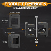 Barres lumineuses modulaires de travail et d'inondation à LED 160W Nouvel état DRL Feux de conduite Accessoires tout-terrain pour voiture 4Runner