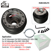 Kit d'adaptateur de moyeu de volant de sport HUB pour VW/Renault/Opel/Land Rover/FIAT Etc. La plupart des roues de rechange HUB-RE