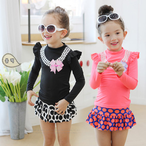 Ensemble de vêtements de bain pour filles, été, nylon/coton, pour les achats en ligne en Inde - Product Image 1