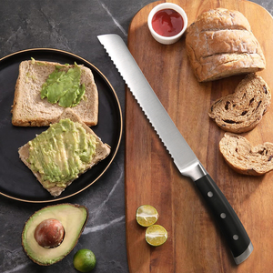 8-Inch Stainless Steel Blade Eco-Friendly Dishwasher <strong>Safe</strong> Kitchen <strong>Knife</strong> ABS Handle Sharp Bread <strong>Knife</strong> for Baking Cake Pastry Gift - Product Image 6