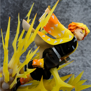 หุ่นแอ็กชัน kimetsu NO yaiba Agatsuma zenitsu 3D PVC โมเดลสะสมตัวการ์ตูนสไตล์ของเล่น - Product Image 6