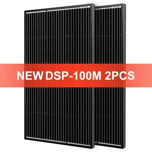 100W ligero Sunwave medio corte tecnología 100W panel solar flexible