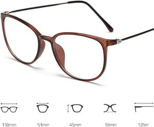 Vintage Unisex Square Spectacles Frame Trendy UV400 Photochromic Anti-Blue Light Computer Decorative <b>Sunglasses</b> - Product Image 3