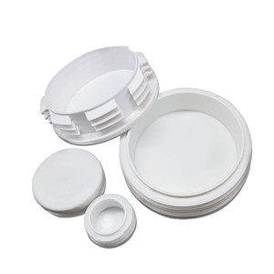 Diyamei Round Plug Plastic Pipe Fitting For Furniture Accessories Durable White Plug Head - Product Image 4