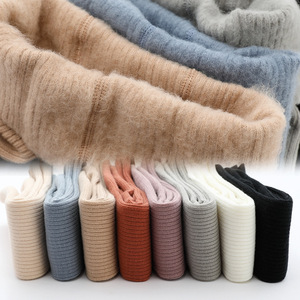 Medias de bebé de lana térmica gruesa de algodón liso de color de invierno al por mayor para niñas - Product Image 3