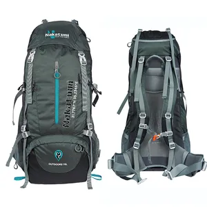 Nakatumi टिकाऊ लंबी पैदल यात्रा बैग के साथ कस्टम Ergonomic लंबी पैदल यात्रा बैग ट्रेकिंग थैला बैग हाइड्रेशन