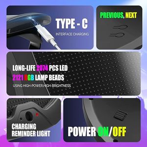 Ứng dụng điều khiển thông minh Led mặt nạ lập trình thay đổi khuôn mặt DIY ảnh cho Đảng hiển thị LED ánh sáng mặt nạ cho Halloween - Product Image 6