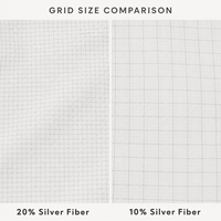 Drap-housse de mise à la terre blanc en coton biologique 80 % et argent conducteur 20 %, taille double, avec cordon de mise à la terre