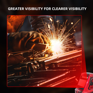 Casco de Soldadura Automático con Gran Ventana, Sensor de Arco 4 en 1, Oscurecimiento Solar, Visión a Color Real, para Soldadura TIG MIG y Pulido - Product Image 2