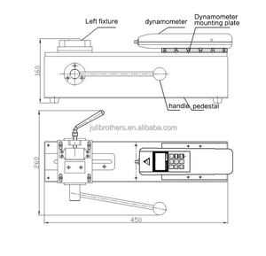 Équipement d'essai de <span class=keywords><strong>force</strong></span> de traction horizontale pour l'évaluation terminale de faisceau de câbles de fabrication de câbles - Product Image 2