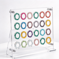 Support de présentation vertical moderne en acrylique transparent pour jetons de poker, boîte de rangement personnalisée pour salle de jeux
