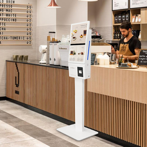 Kiosco de Pago con Escáner de 23 Pulgadas, Android/<span class=keywords><strong>Windows</strong></span> I3, Kiosco de Autoservicio de Pared, Kiosco Independiente para Pedidos en Tiendas - Product Image 3
