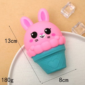 Squeezing Rabbit Ice Cream, Pinching Fun <b>Flour</b>, Relieving Stress, Ventilating Children's Toys, Stress Relieving Tool - Product Image 3