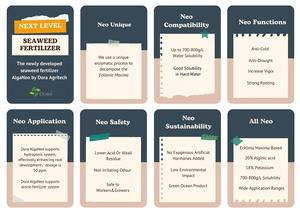 Dora органическое питательное удобрение быстрого приготовления гигантская водоросль Ecklonia Maxima экстракт водорослей хлопья быстросъемный укореняющий порошок водоросли - Product Image 3