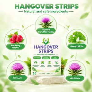 Tiras para la Resaca al por Mayor de Fábrica con Semilla de Cardo Mariano, Soporte Antioxidante y para el Hígado, Tiras para Disolver la Resaca - Product Image 3
