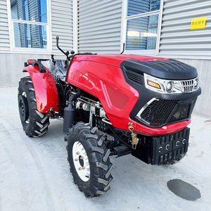 Горячая распродажа: Мини-трактор на четырех колесах с дизельным двигателем, гидравликой с датчиками нагрузки и 5 SCVs, компактный колесный трактор - Product Image 3