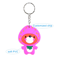 Akses kontrol 1-5cm jarak baca gantungan kunci desain lucu RFID Keyfob