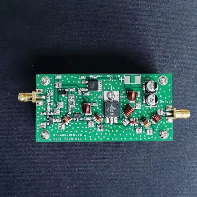 7W FM High-Frequency Power Amplifier 88-108MHz 65-110MHz 0.1mW Input