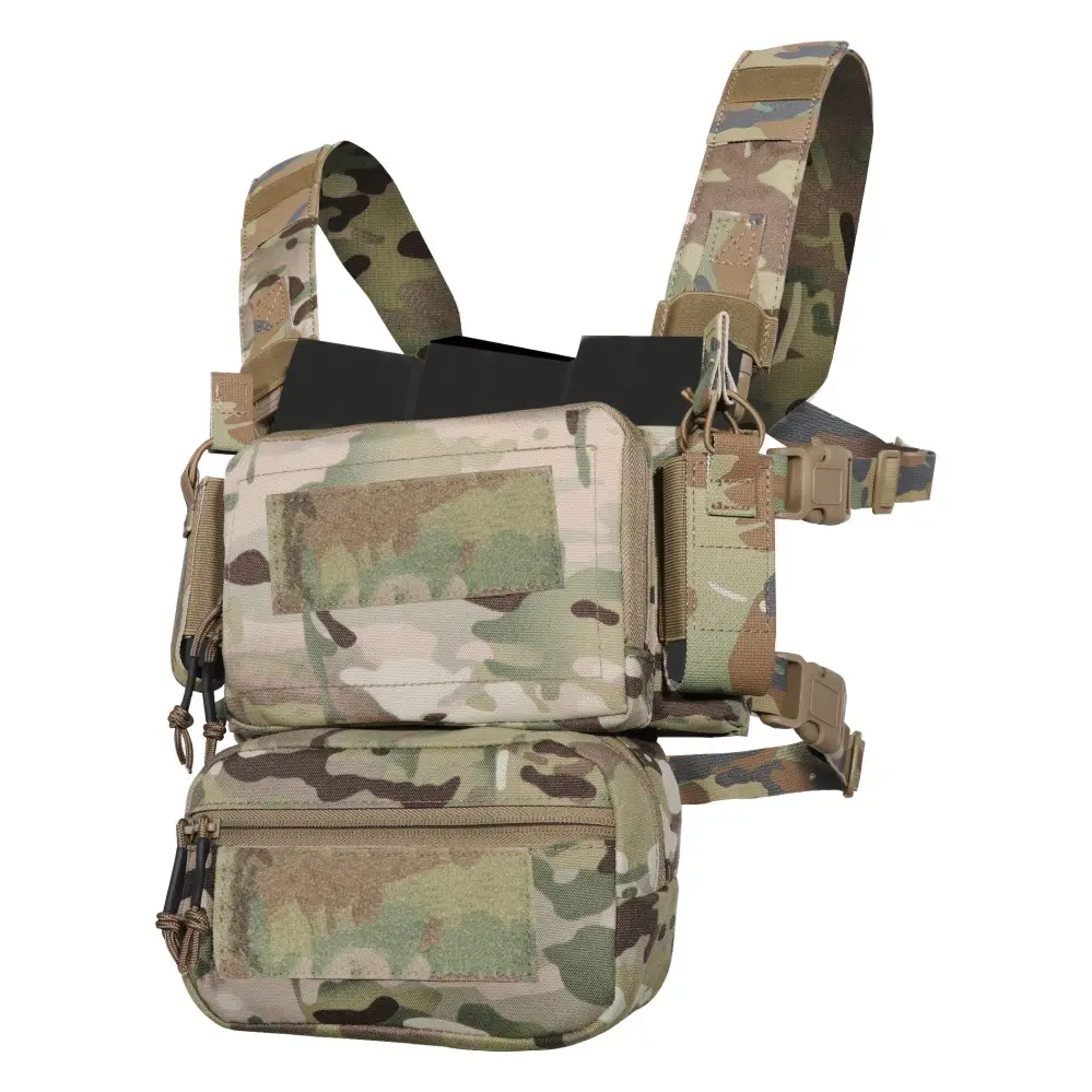 Camouflage Modular Tactical Harness Strategic Equipment Combat Modular chest rig D3CR tactical gear