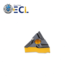 Plaquette en carbure triangulaire TNMG160404, revêtement TiN, outil de tournage pour acier, OEM - Product Image 1