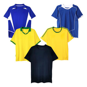 Bán buôn giá rẻ Retro bóng đá Jersey Phong Cách Cũ bóng đá Jerseys Brazil đội chấp nhận tùy chỉnh bất kỳ logo bất kỳ Tên - Product Image 4