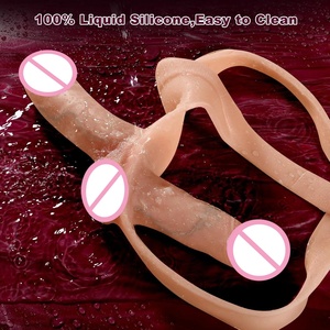 twink sex toy Hands-Free Thrusting & Vibrating Silicone Dildo