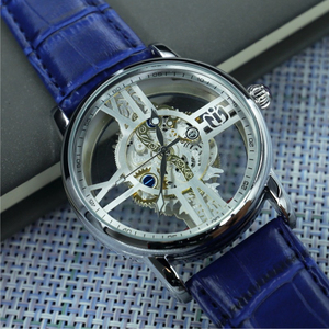 Reloj Deportivo para Hombre 2023, Estilo Industrial-Mecánico con Diseño Esqueletizado Transparente - Product Image 5
