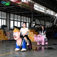 Trottinette Dinosaure Commerciale Étanche et Résistante au Soleil, Entièrement Personnalisable, Animatronique pour Enfants