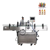 Machine d'étiquetage portable pour bouteilles carrées et bouchons