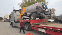 Truk Distributor Aspal Baru XLS305A dengan Lebar Penyemprotan Maksimal 3.5m dan Tangki Aspal 3.8cbm