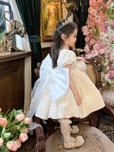 Vestito Estivo da Principessa all'<span class=keywords><strong>Uncinetto</strong></span> per Bambine con Maniche a Sbuffo, Stile Ricco e Alla Moda 2026 - Product Image 3