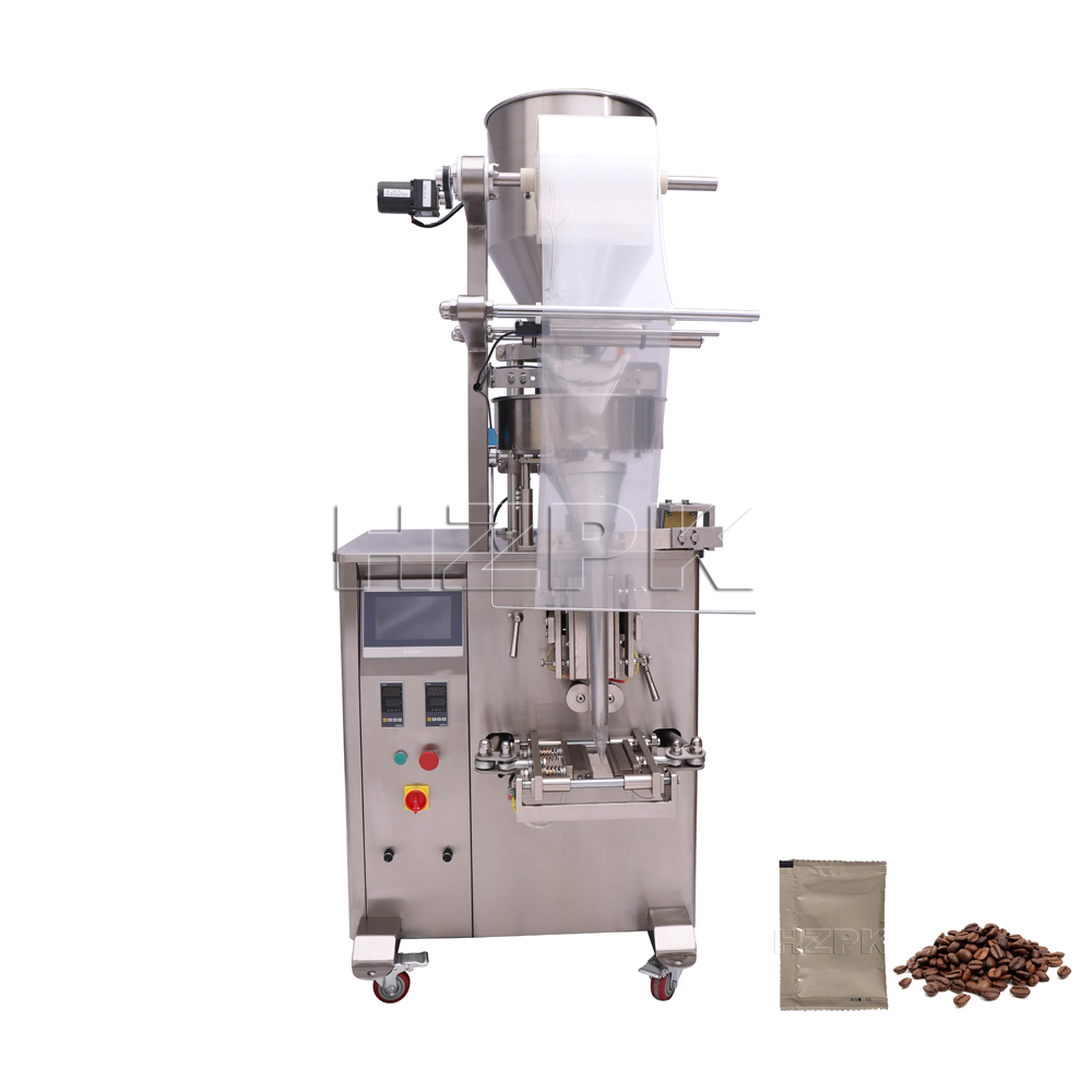 HZPK automatic vertical tea bag dry fruit rice nut spice bottle pouch form fill seal filling sealing packing machine