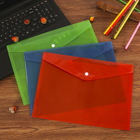 Pochette de classement transparente en PP personnalisée, haute qualité, pour le rangement de documents de bureau