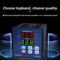 Thermostat personnalisé OEM/ODM TC3-701T 220V pour armoire, affichage LED intégré de la température et de la date, instruments en plastique, garantie 2 ans, IP55