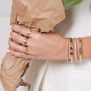 LYBURCHI 925 Sterling Zilver <span class=keywords><strong>2026</strong></span> <span class=keywords><strong>Trend</strong></span> 18K Goud Verguld Peervormig Minimalistische Bezel CZ Stapelbare Fijne Sieraden <span class=keywords><strong>Ring</strong></span> - Product Image 4