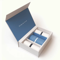 Boîtes rigides en papier ondulé en soie magnétique de luxe Ensemble de sous-vêtements et de maillot de bain de luxe pour femmes Boîte-cadeau en papier pour emballage de chaussettes