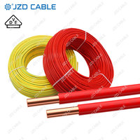 JZD VDE 450/750V Clasificación para Instalaciones Eléctricas y Herramientas Eléctricas Cable de Cobre Sólido con Aislamiento de PVC, Cable de Cobre de 21/V