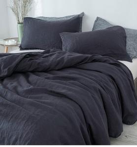 Parure de lit en coton délavé, couleur unie, style <span class=keywords><strong>français</strong></span>, tailles et couleurs personnalisées - Product Image 6