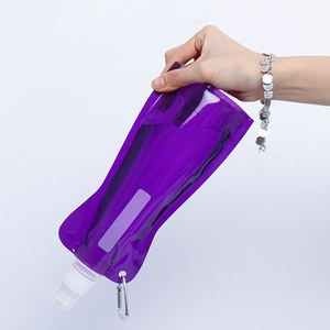 Meilleure vente 480ml sans BPA sac d'eau en plastique pliant potable liquide emballage bec pochette sacs pour Sport de plein air - Product Image 3