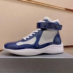 Zapatos deportivos de cuero genuino de alta calidad, elegantes zapatos para hombre, zapatos de diseñador con malla transpirable para correr y caminar. - Product Image 4