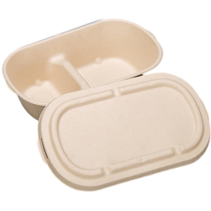Eco Friendly Biodegradable Disposable Paper Takeaway Bento Lunch Box Food Container