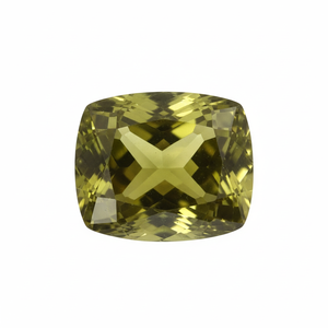 Exclusivo 257 quilates Cuarzo limón Color natural Cojín Forma Cuentas sueltas Patrón cuadrado Pieza única - Product Image 1