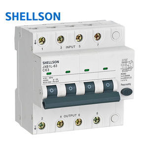 4 cực 63amp điện RCCB 2P 4 P 25A 40A 63A 100A 30mA 100mA 300mA RCCB dư hiện ngắt mạch - Product Image 6