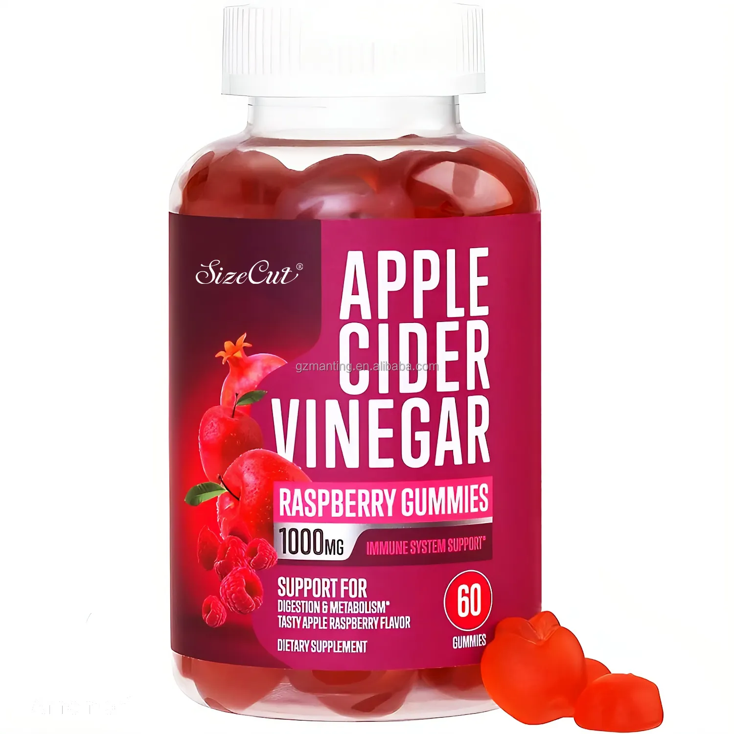 Nhà Sản Xuất Nhà Cung Cấp Đốt Nhanh Apple Cider Vinegar Giảm Béo Gummies Thái Lan Sản Phẩm Cho Trọng Lượng Giảm Cân