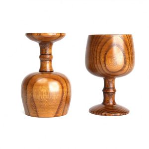 Eco-friendly Classic Wooden Goblet <b>Wine</b> <b>Glass</b> Cup Mug Water <b>Bottle</b> Giveaways 301-400ml - Product Image 4