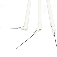 Blanc Mini 360 Degrés À Distance Sans Fil Routeur Extender 5,000 M Pigtail Antenne 18cm Rg1.13 Câble pour Communication Extérieure