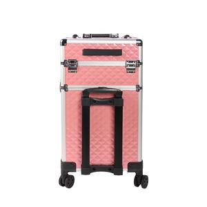 OBOX Professionnel Grande Capacité Roues Roulantes <span class=keywords><strong>Valise</strong></span> De Voyage Cosmétologie Trousse De Maquillage pour Tatouage Ongles <span class=keywords><strong>Manucure</strong></span> Sac <span class=keywords><strong>Trolley</strong></span> Box - Product Image 4