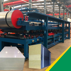 Línea de Producción de Paneles Sándwich Aislantes Estructurales Ranurados EPS con Bomba de Motor y Control PLC para Uso en Techos, Automática - Product Image 2